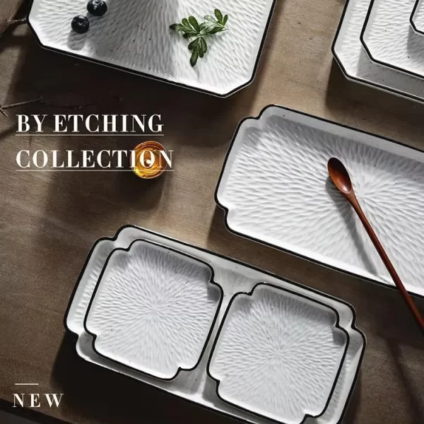 Wholesale Square Dinnerware Sets, Catering Serving Crockery-6