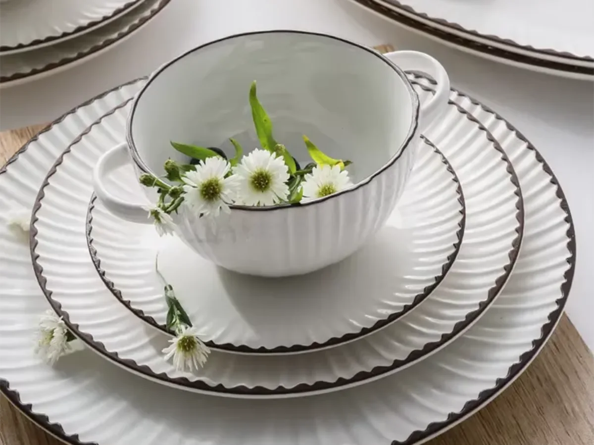 Premium White Dinnerware Set Wholesale - Custom Orders Available