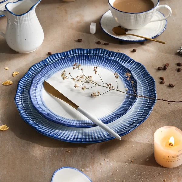 Restaurant Supply Dinner Plates, Ocean Elements Plates Bulk-2