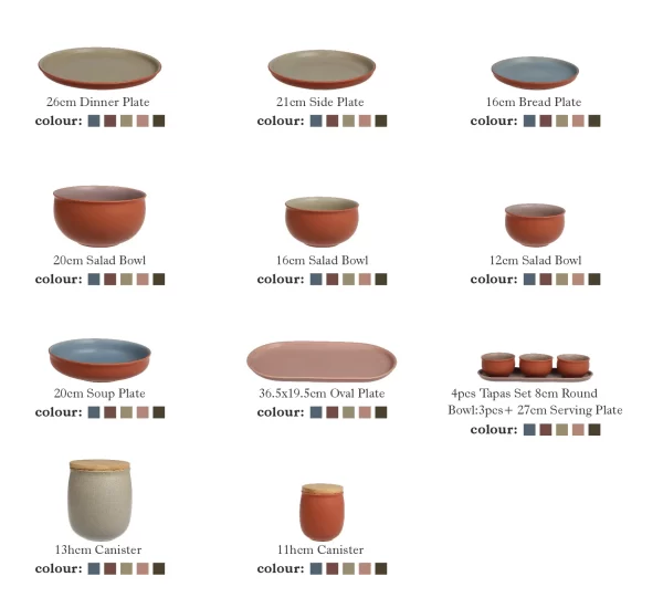 Satin Glaze Crockery Plates Wholesale, Orange Serving Plates-2