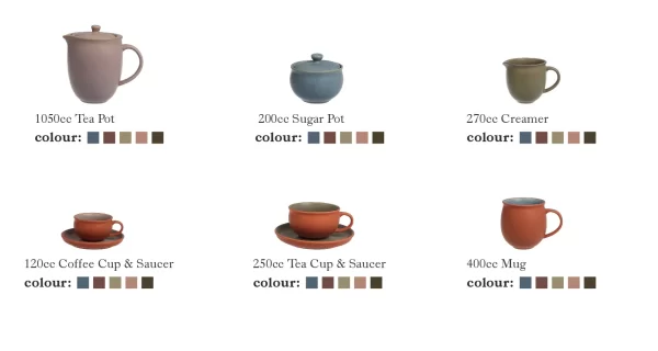 Satin Glaze Cup Sets Wholesale, Ceramic Teapot & Cup Saucers-4