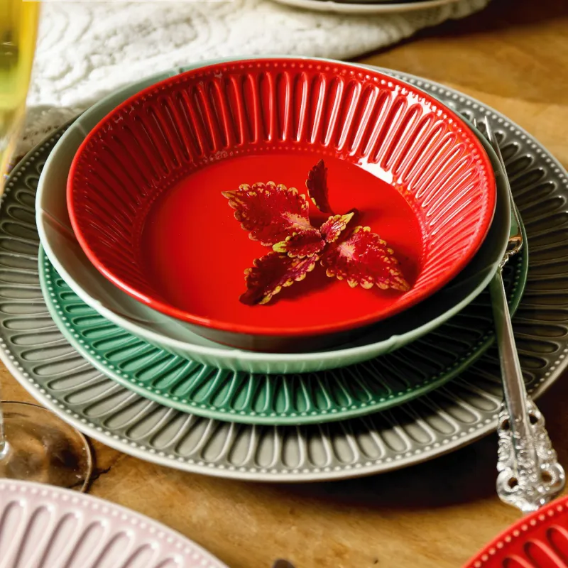 Bright Colored Dinner Sets Wholesale Porcelain Crockery Sets-4