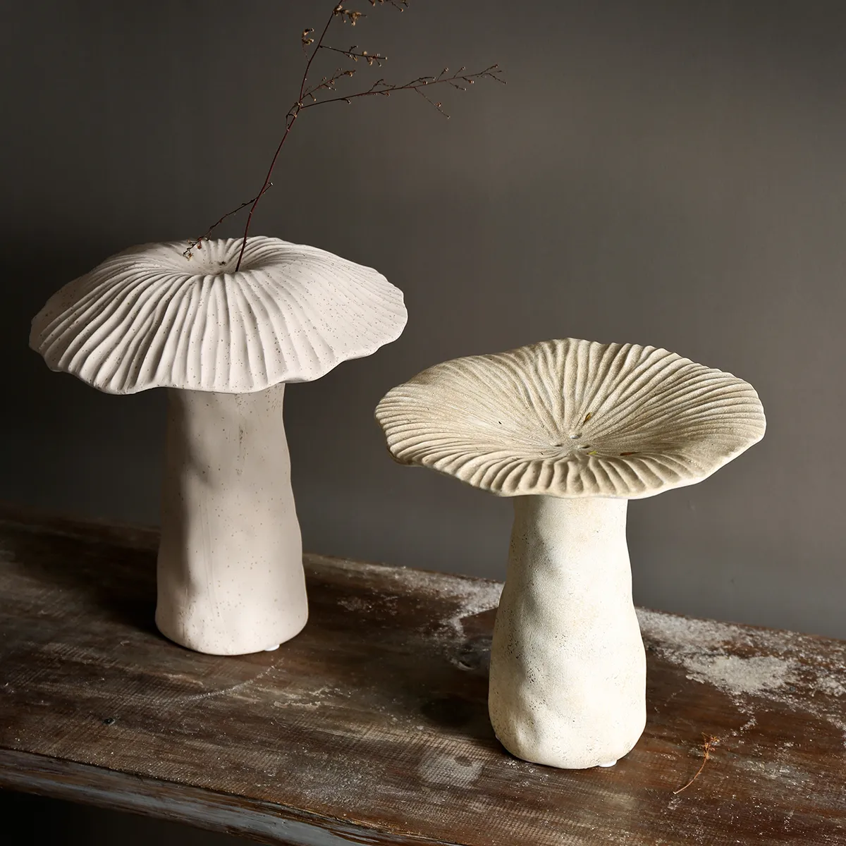 Cute Ceramic Bud Vases Wholesale, Mushroom Shape Vase Set-6
