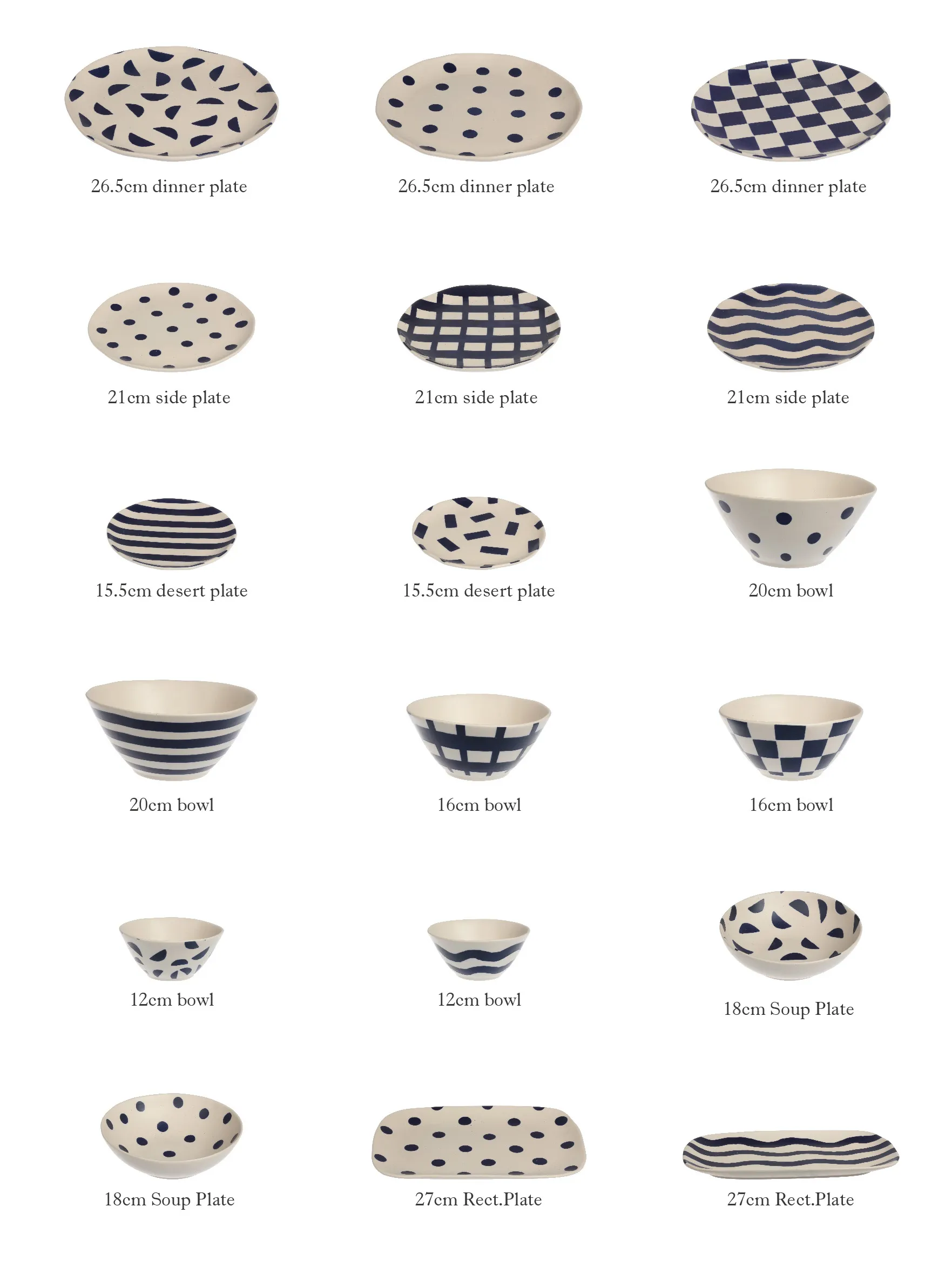 Factory Wholesale Ceramic Bowls With Nordic-Style Patterns-3