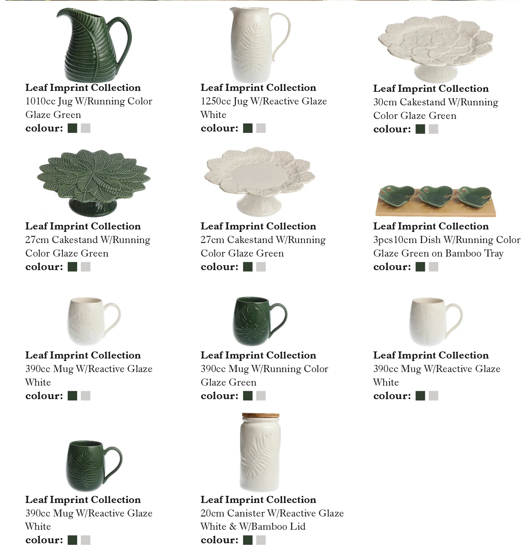Natural Leaf Shape Porcelain Dinnerware Wholesale Supply-21