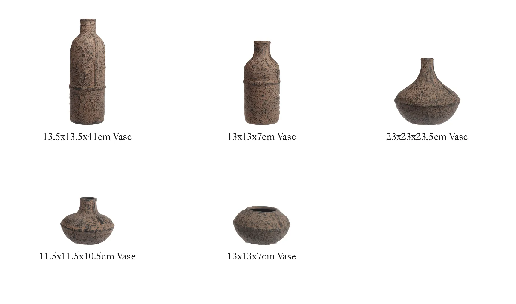Unique Flower Vases Wholesale, Wabi-Sabi Aesthetic Vases-9
