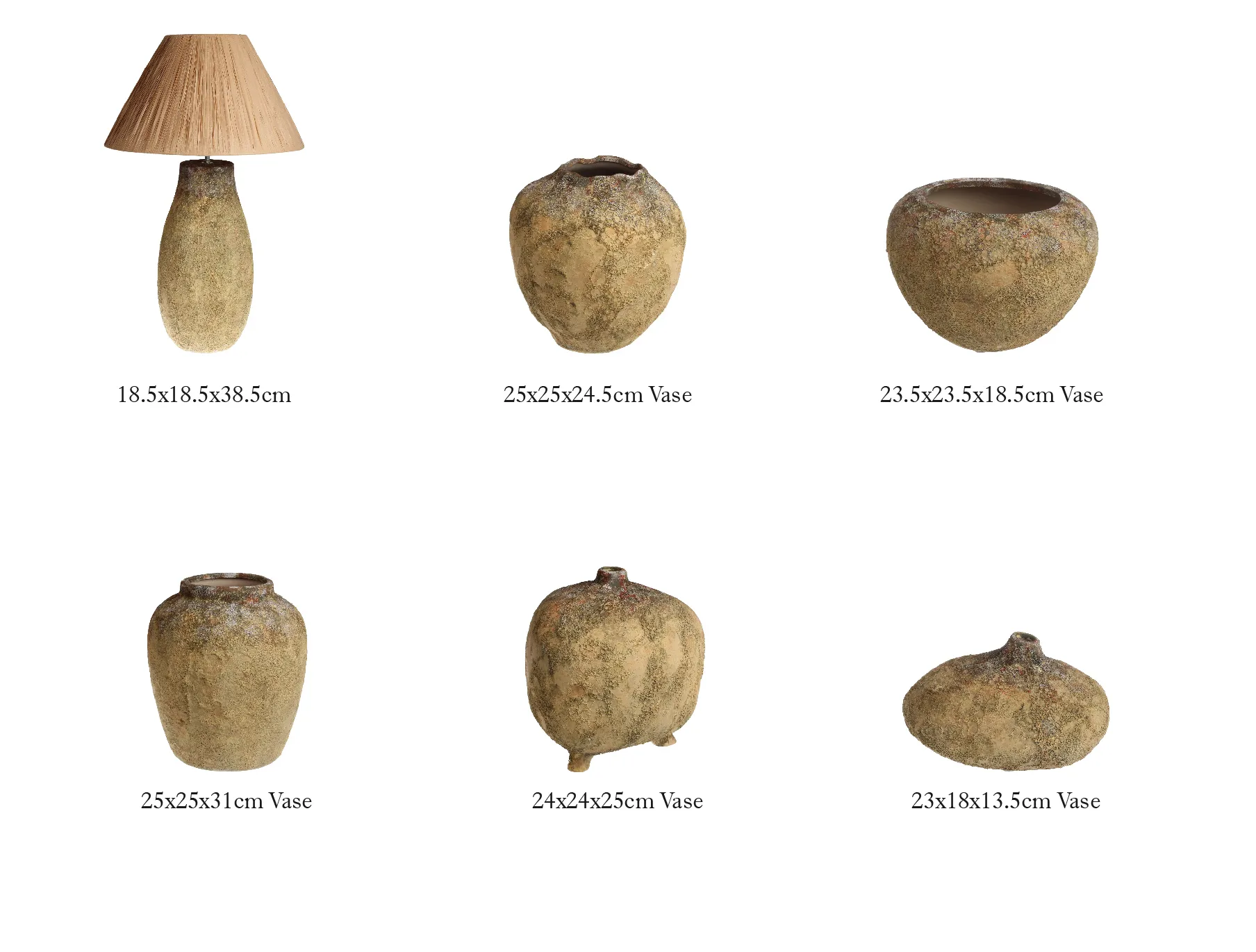 Collection de vases pour compositions florales Wabi-Sabi en gros - 9