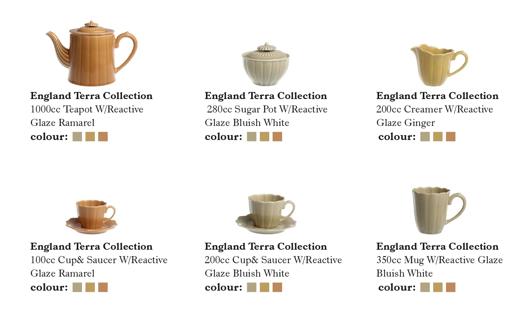 Warm Hue Wholesale Ceramic Crockery Set With Wavy Edges-13