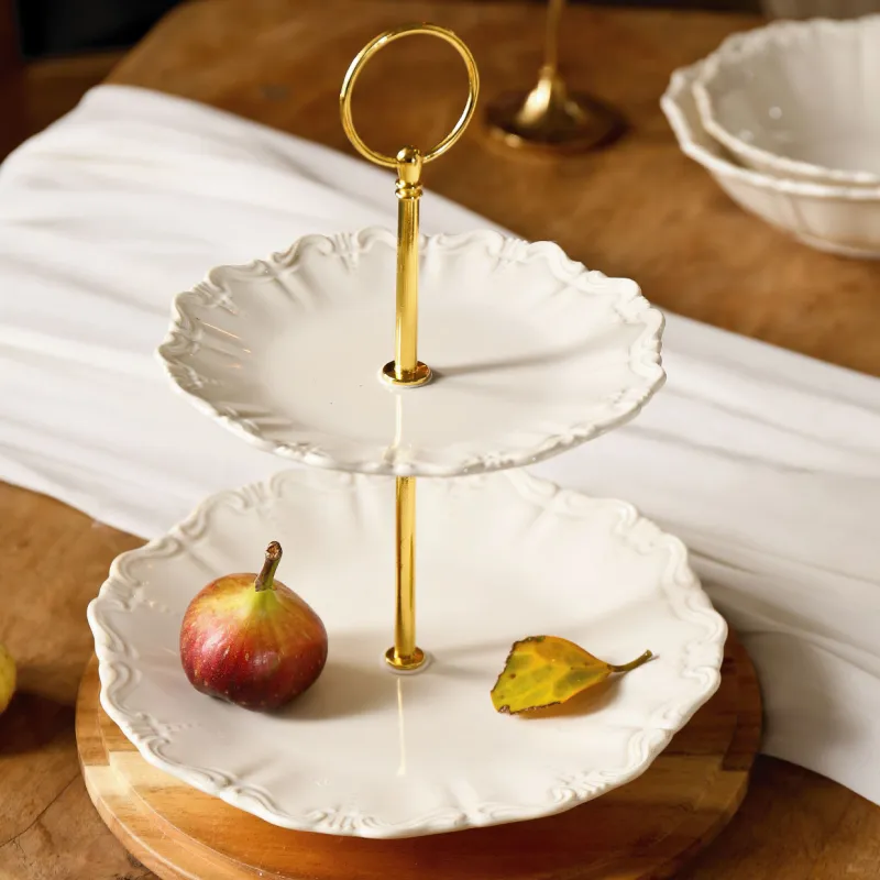 Wholesale White Dinnerware Set, Flower Shape Crockery Supply-8