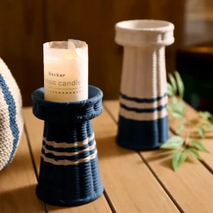 Clay Pillar Candle Stands Wholesale With Minimalist Design-3