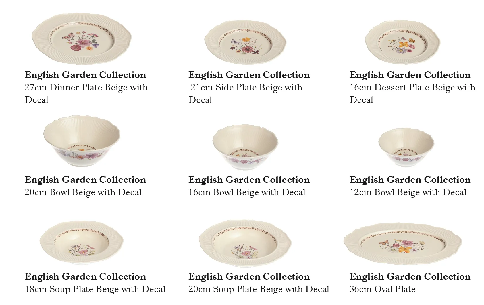 Floral Crockery Set Wholesale With Lifelike Butterfly Motifs-9