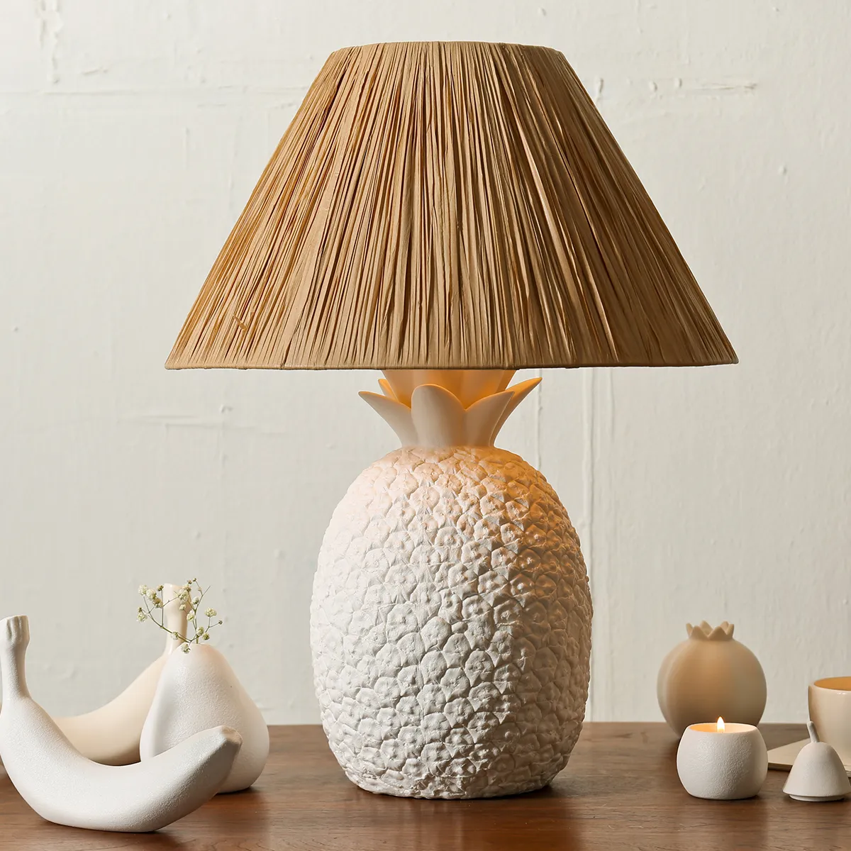 Fruit-Shape Ceramic Candle Jars Wholesale With Lids, Soy Wax-1