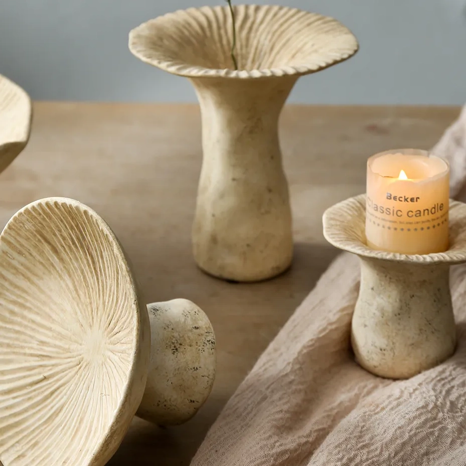 Mushroom Shaped Candle Stands Wholesale with Multiple Sizes-1