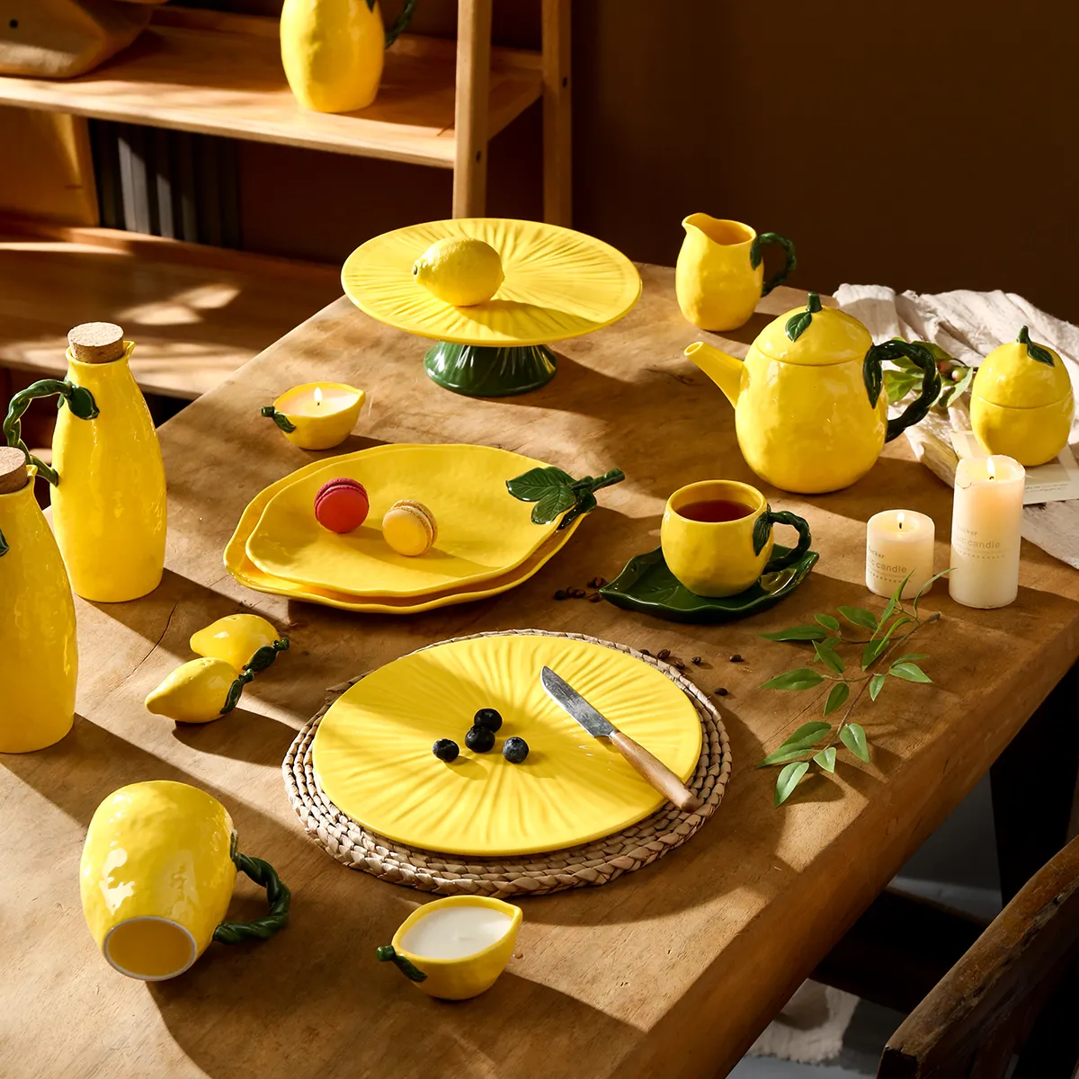 Premium China Dinnerware Wholesale, Lemon Design Tableware-1
