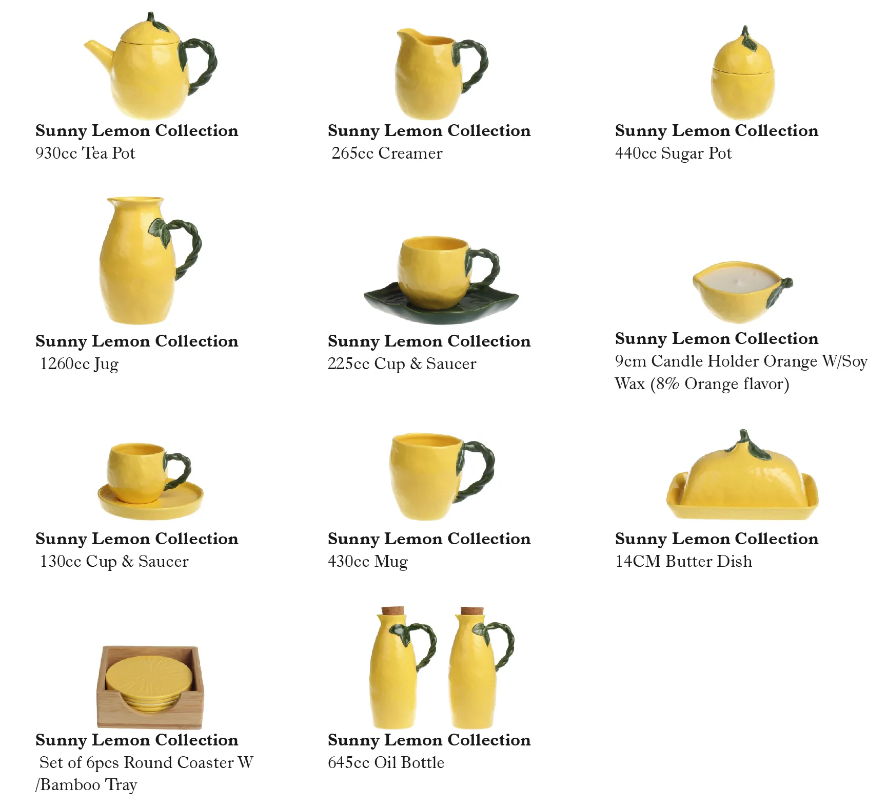 Premium China Dinnerware Wholesale, Lemon Design Tableware-12