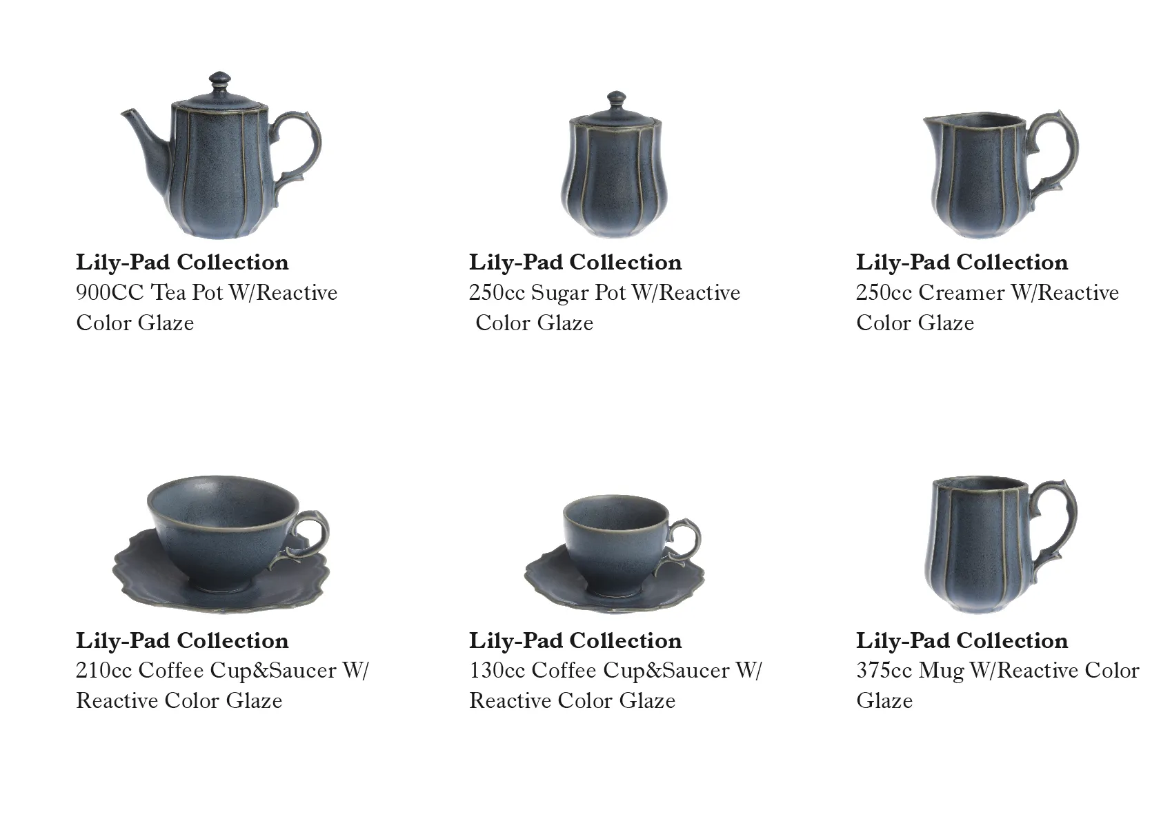 Reactive Glaze Deep Blue Hotel Dinnerware Wholesale Supply-10