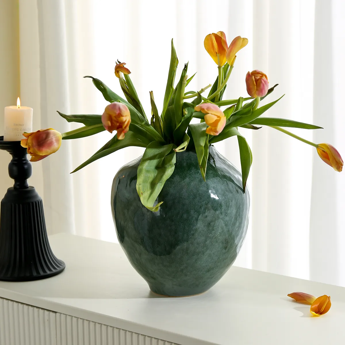 Reactive Glaze Wholesale Decorative Vases With Multi-Size-2