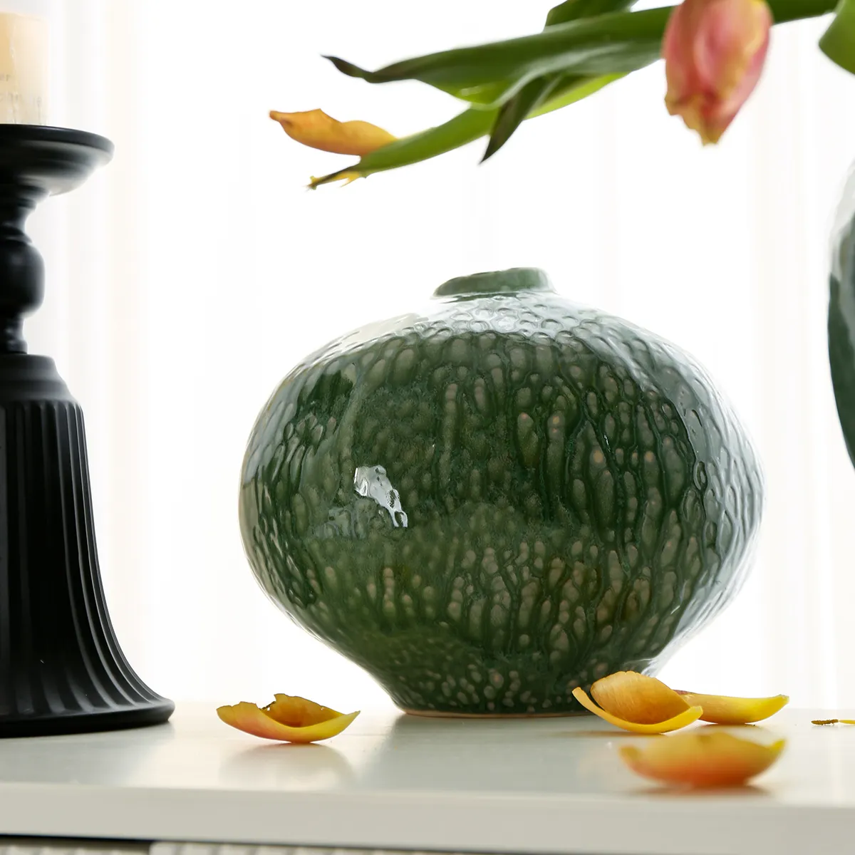 Reactive Glaze Wholesale Decorative Vases With Multi-Size-6