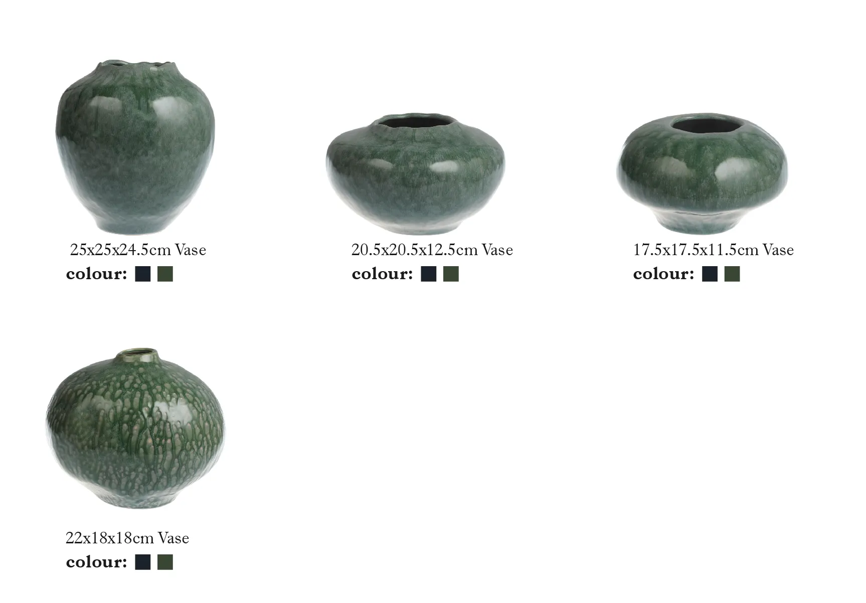 Reactive Glaze Wholesale Decorative Vases With Multi-Size-7