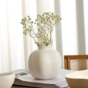 Белые оптовые вазы для бутонов, небольшие вазы в форме фруктов оптом-1