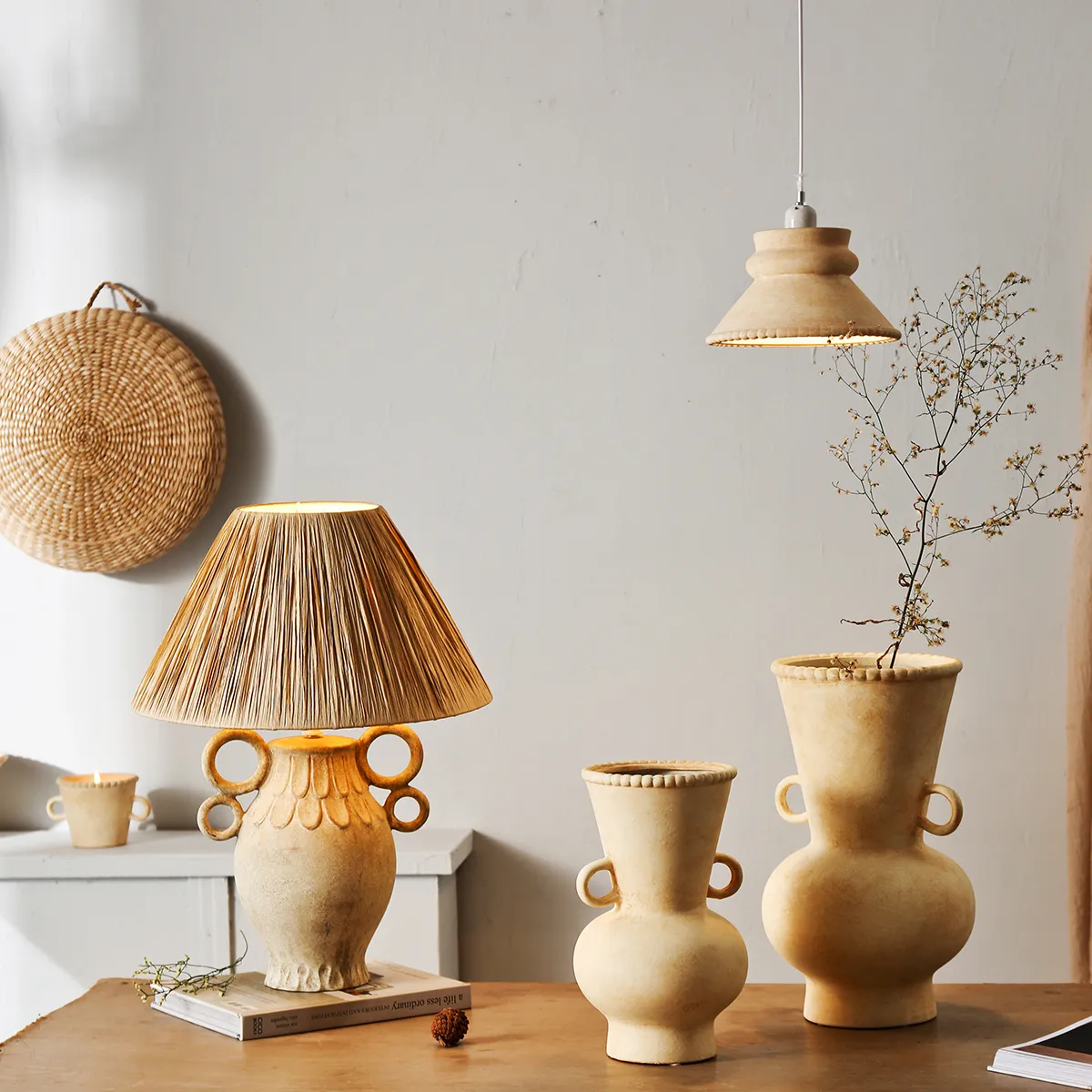 Wholesale Pendant Lighting with Ceramic Hanging Light Shades-2