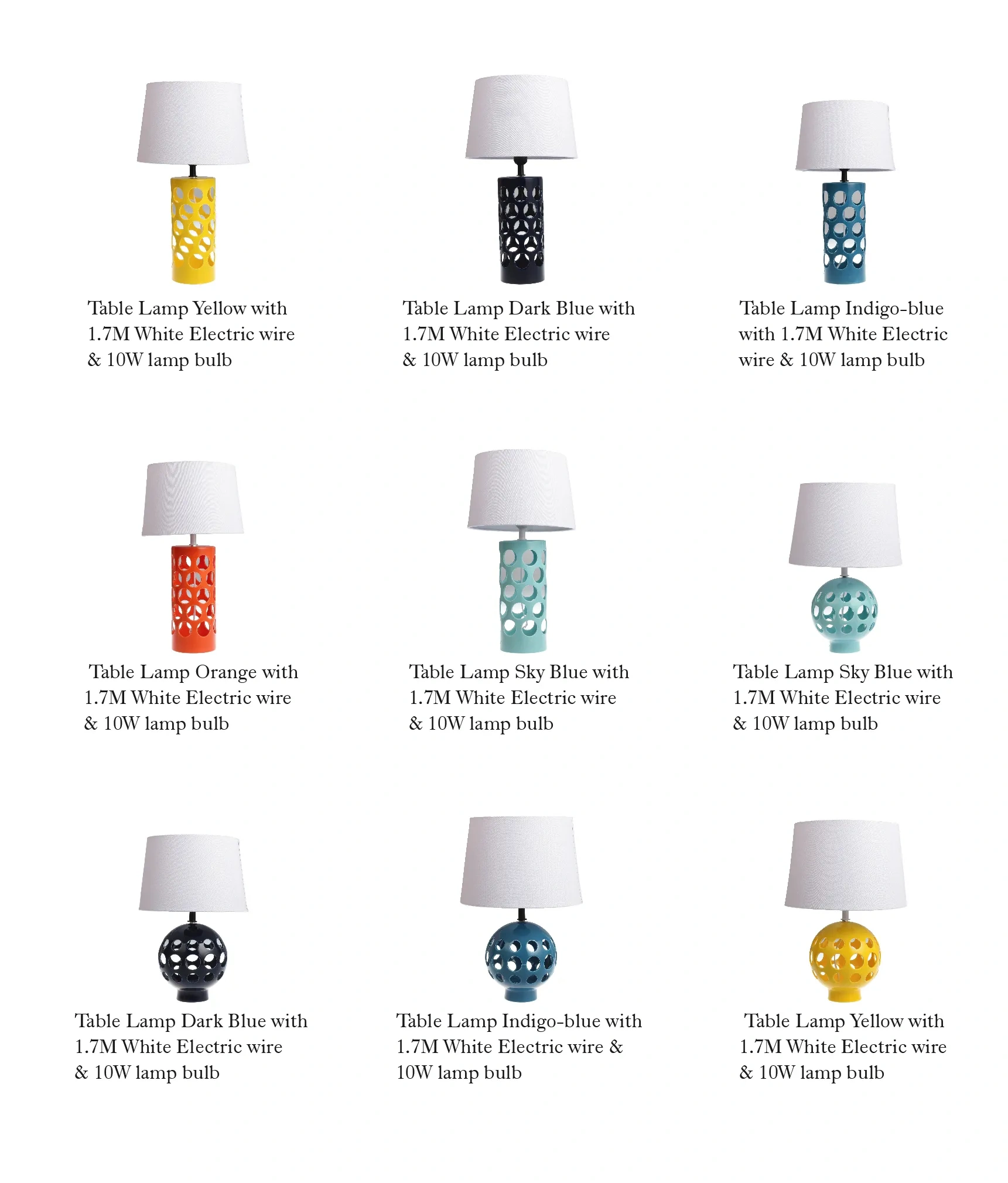 Wholesale Modern Bedside Lamp, Ceramic Base Table Lamps-5