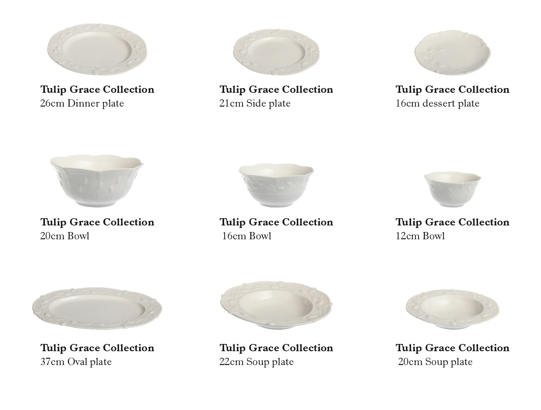 Wholesale Restaurant Crockery, Embossed White Serveware-12
