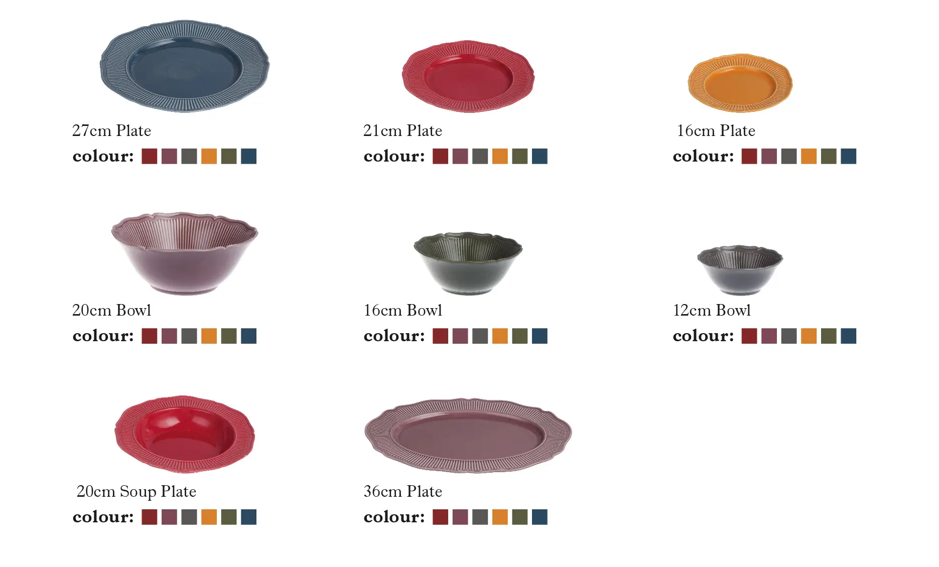 Vivid Color Wholesale Restaurant Tableware, Full Dining Sets-9