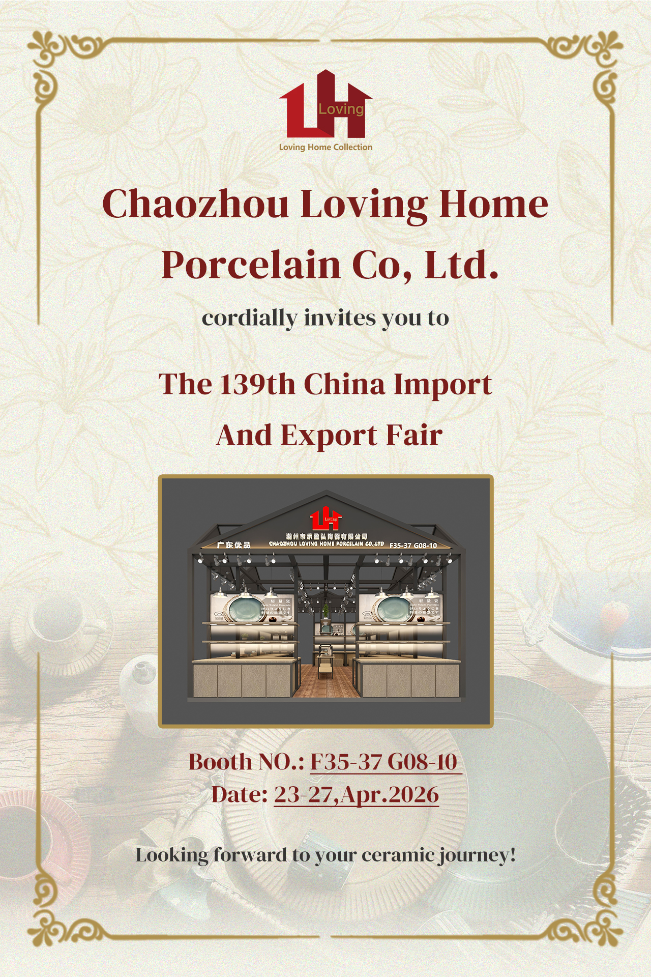 Discover Loving Home Porcelain at the 139th Canton Fair